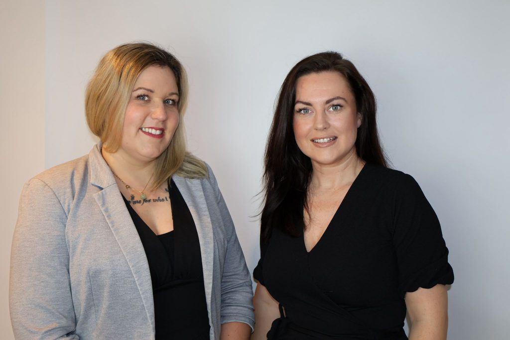 Shh! PR CEO & Founder, Amie-Leigh Minshull and Your Brand Lab Founder Hannah Worrall